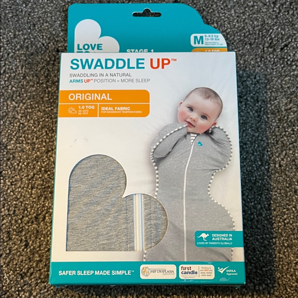 Love to Dream Swaddle Up in Light Gray
